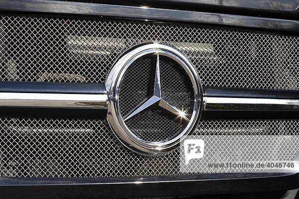 Mercedes-Benz star on a truck