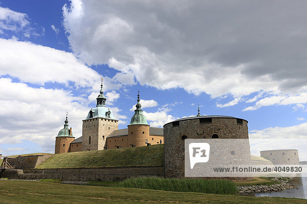 Schloss Kalmar  Kalmar  Öland  Kalmar län  Schweden  Skandinavien  Europa