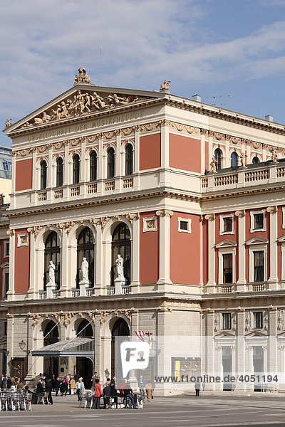 Musikverein  Gesellschaft der Musikfreunde  Wien  Österreich  Europa