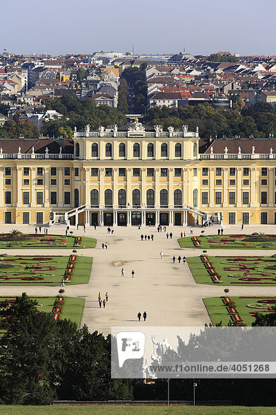 Schloss Schönbrunn  Wien  Österreich  Europa