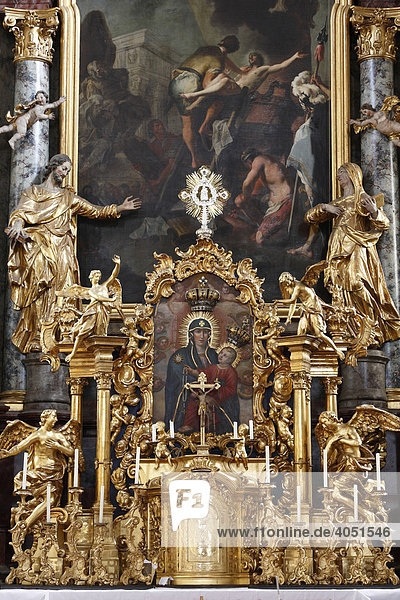 Hochaltar in Veitskirche  St. Veit am Vogau  Steiermark  Österreich  Europa