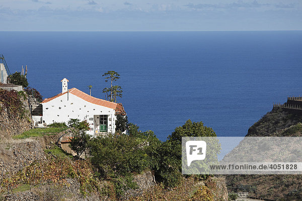 Wohnhaus in Hermigua  La Gomera  Kanaren  Kanarische Inseln  Spanien  Europa