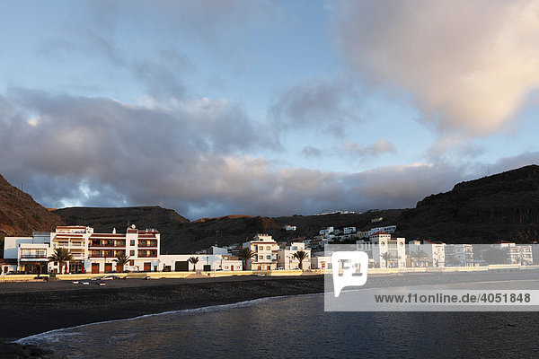 Morgenstimmung in Playa de Santiago  La Gomera  Kanaren  Kanarische Inseln  Spanien  Europa