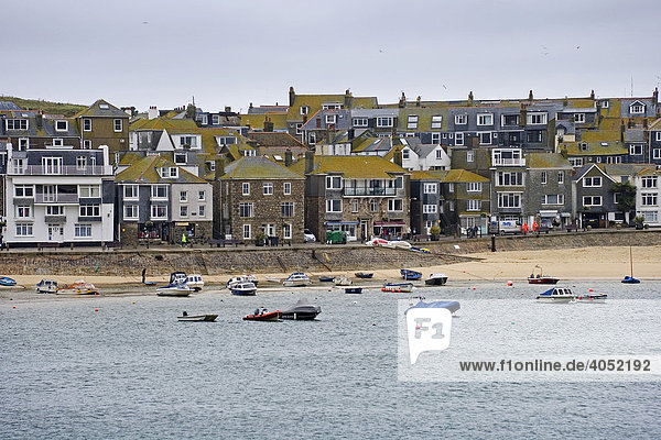 St. Ives Harbour  Cornwall  Great Britain  Europe