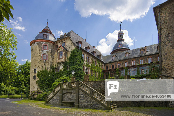 Schloss Laubach  Wohnsitz Graf zu Solms-Laubach  Laubach  Hessen  Deutschland  Europa