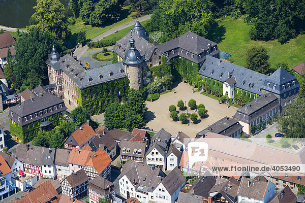 Schloss Laubach  Wohnsitz Graf zu Solms-Laubach  Laubach  Hessen  Deutschland  Europa