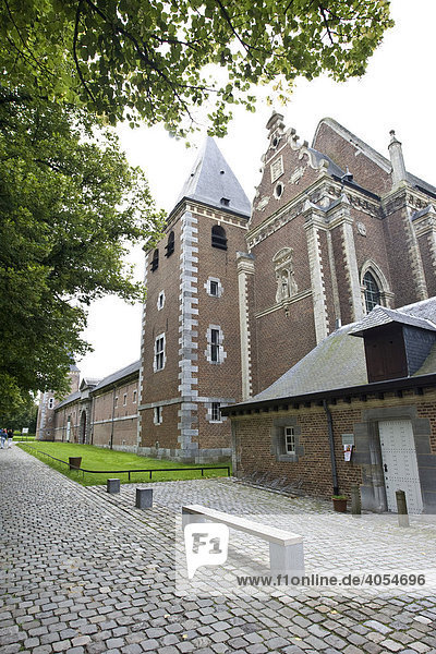 Schloss Alden Biesen im Bilzener Ortsteil Rijkhoven  ehemalige Kommende des Deutschen Ordens  Provinz Limburg  Belgien  Europa