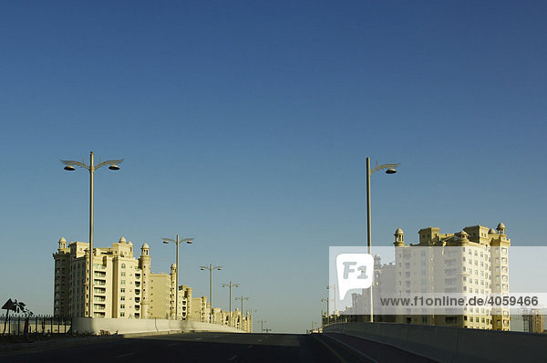 Palm Jumeirah  künstliche Inselgruppe  Dubai  Vereinigte Arabische Emirate  Naher Osten