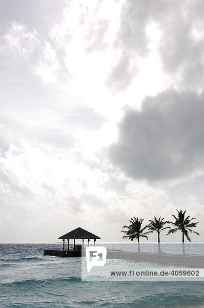 Landesteg  Laguna Resort  Malediven  Indischer Ozean