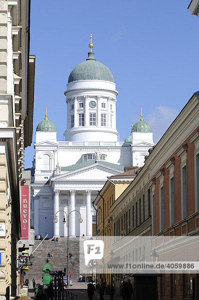 Tuomiokirkko Kathedrale  Dom  Helsinki  Finnland  Europa