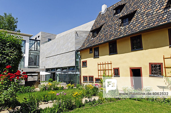 Historisches Haus und Museum Johann Sebastian Bach  moderner Anbau  Eisenach  Thüringen  Deutschland  Europa