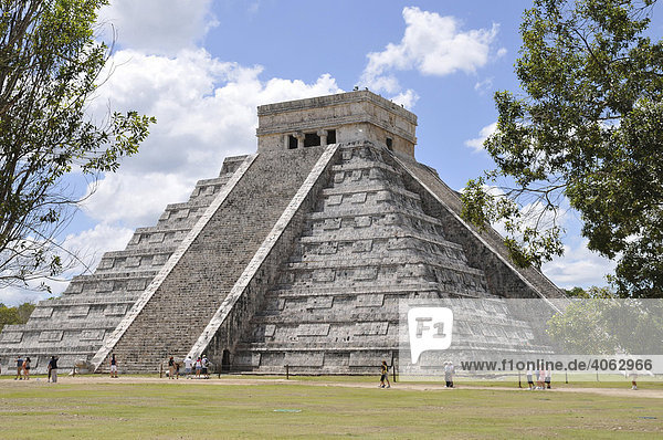 Zona Nord  Chichen Itza  neues Weltwunder  Maya und Tolteken Ausgrabungsstätte  Halbinsel Yucatan  Mexiko  Zentralamerika
