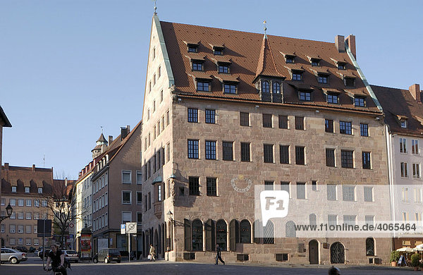 Schürstabhaus  Nürnberg  Mittelfranken  Franken  Bayern  Deutschland  Europa