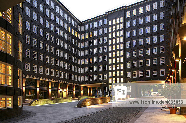 Kontorhaus Sprinkenhof  Hamburg  Deutschland  Europa