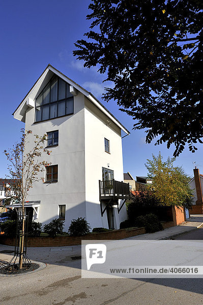 Moderne Architektur  Häuser in New Hall  Harlow in Essex  Großbritannien  Europa