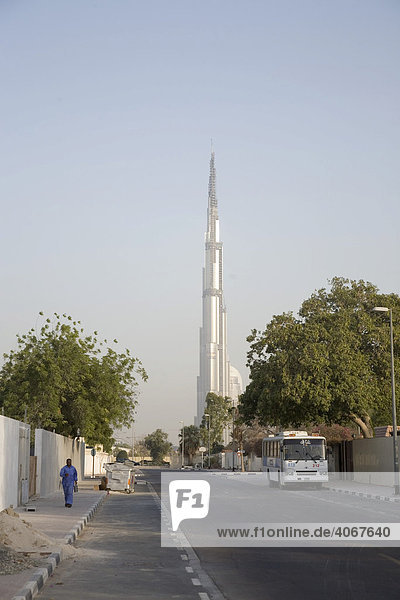Wolkenkratzer Burj Dubai  Dubai  Vereinigte Arabische Emirate  Naher Osten
