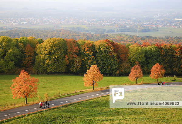 Herbstlandschaft in Oberfranken, Bayern, Deutschland, Europa