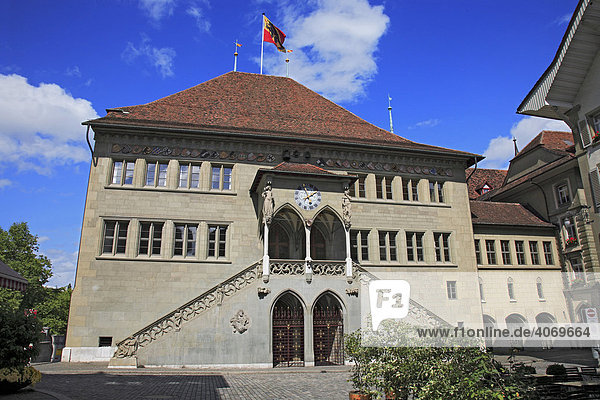 Rathaus von Bern  Schweiz  Europa