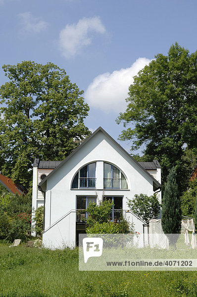 Modernes Einfamilienhaus  Dießen  Ammersee  Oberbayern  Bayern  Deutschland  Europa