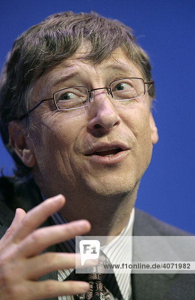 Bill Gates  Gründer und Präsident der Softwarefirma Microsoft  am 06.11.2006 in München  Bayern  Deutschland  Europa