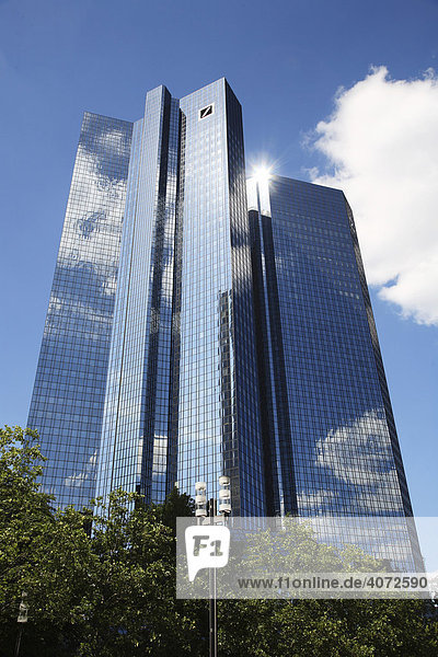 Deutsche Bank  Bürohochhaus  Konzernzentrale  Frankfurt am Main  Hessen  Deutschland  Europa