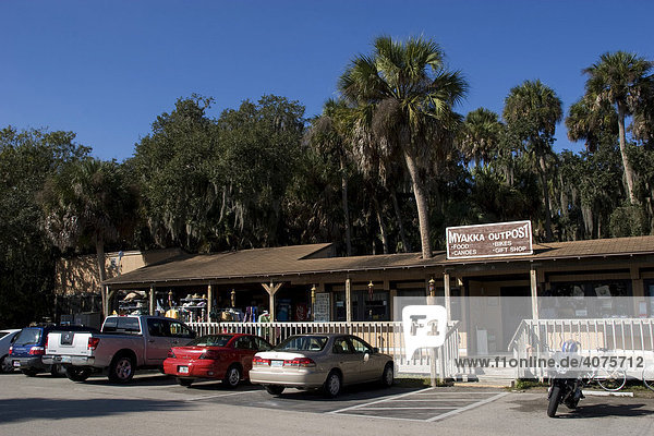 Kiosk Souvenirladen im Myakka River State Park  Sarasota  Florida  USA