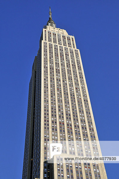 Empire State Building  Manhattan  New York City  USA