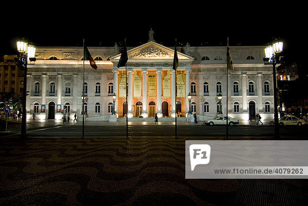 Nationaltheater Dona Maria II  Lissabon  Portugal  Europa