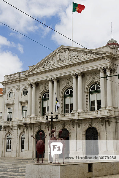 Regierungsgebäude  Lissabon  Portugal  Europa