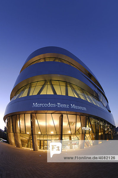 Mercedes-Benz Museum in Stuttgart Baden-Württemberg Deutschland
