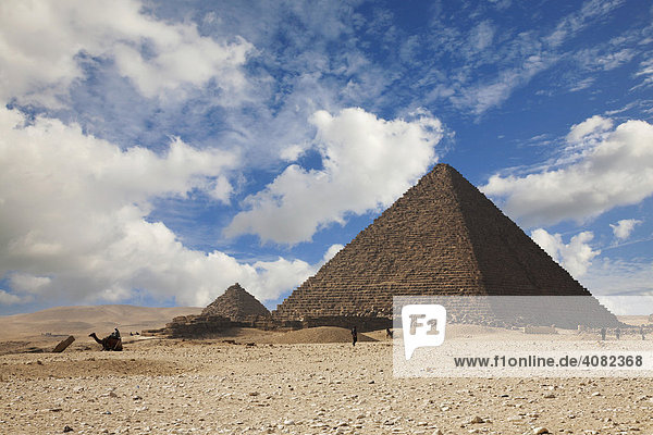 Pyramide in Gizeh  Kairo  Äygpten  Nordafrika  Afrika