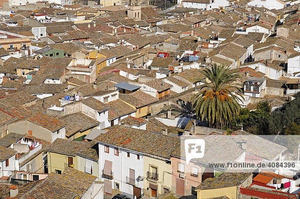 Stadtübersicht  Xativa  Jativa  Valencia  Spanien