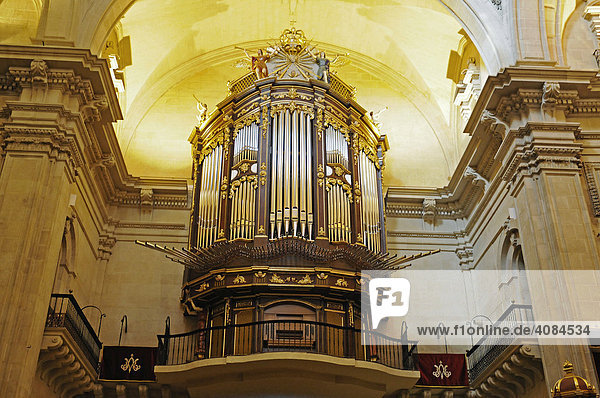 Orgel  Basilika Santa Maria  Elche  Elx  Alicante  Costa Blanca  Spanien