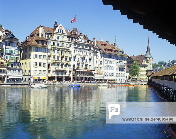 Luzern Kanton Luzern Schweiz an der Reuss