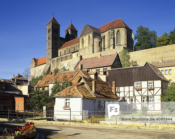 Dom Quedlinburg Sachsen-Anhalt Deutschland