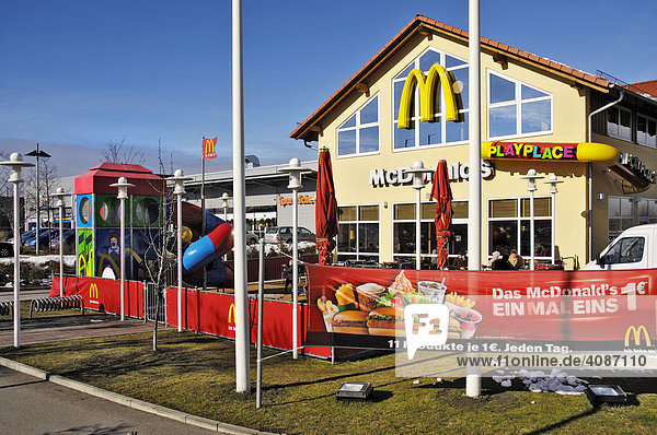 McDonald's Restaurant mit Playplace  München  Bayern  Deutschland