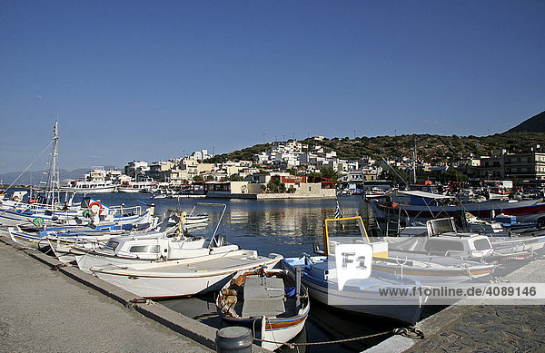 Hafen Elounda  Kreta  Griechenland