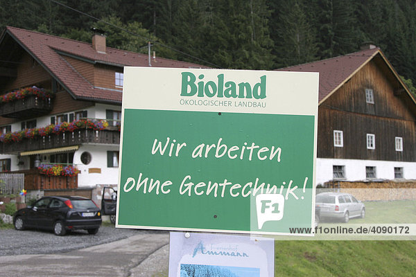 DEU  Hindelang  14.09.2005  Bioland Betrieb  Unterjoch im Allgaeu
