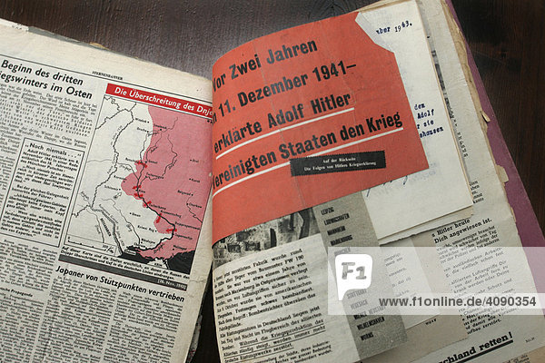 Mannheim  DEU  17.03.2005  Flugblatt der Alliierten abgeworfen am Ende des 2. Weltkrieges