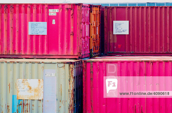 Container im Hafen