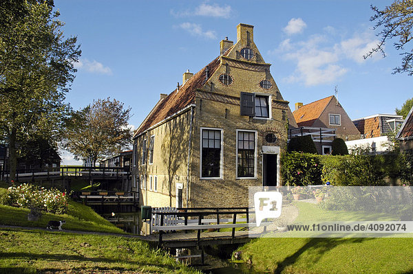 Historische Kommandeurswohnung  Hindeloopen  Ijsselmeer  Friesland  Niederlande