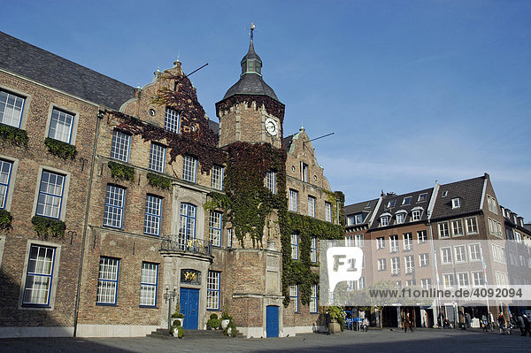 Altes Rathaus  Düsseldorf  NRW  Nordrhein Westfalen  Deutschland