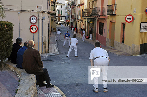 Pelota  traditional valencian ball game  Finestrat  Costa Blanca  Spain