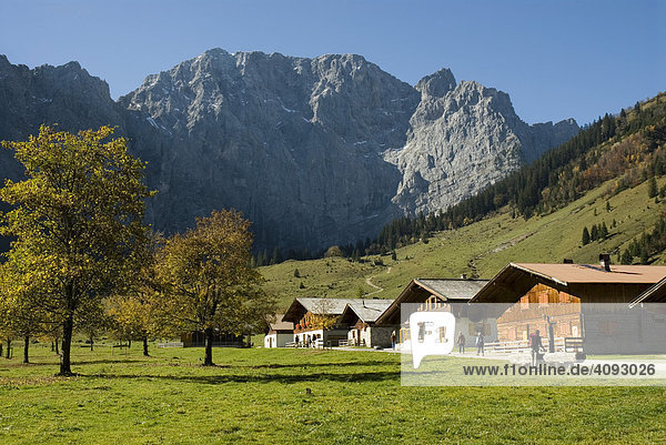 Eng  Hinterriß  Vomp  Tirol  Großer Ahornboden  Karwendelgebirge  Österreich