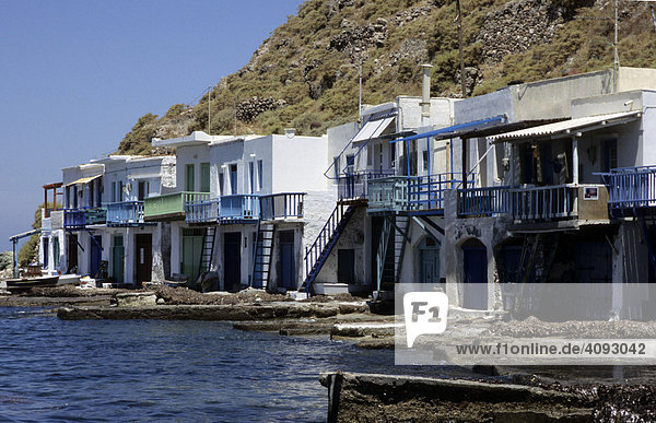 Fischerort Klima  Milos  Kykladen  Griechenland