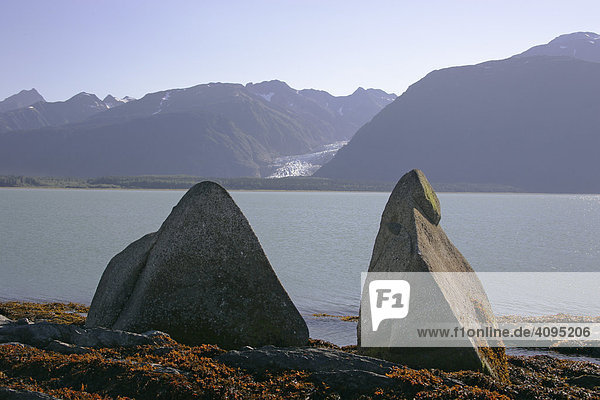 Der Seduction Point im Chilkat State Park Alaska USA