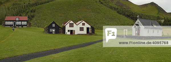 Freilichtmuseum von SkÛgar Südisland Island