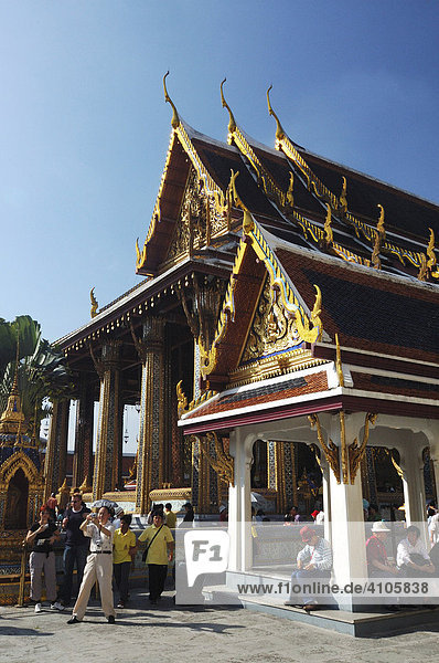 Wat Phra Kaew temple Bangkok Thailand Asia