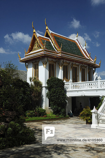 Wat Phra Kaew and Grand Palace  Bangkok  Thailand  South-East Asia