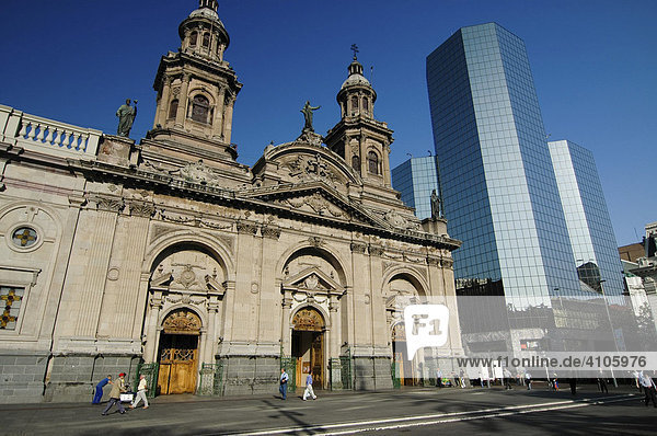 Cathedral  Plaza de Armas  Chile  South America